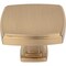 Jeffrey Alexander 1-3/4" Overall Length Satin Bronze Square Renzo Cabinet Knob 141L-SBZ - alternate 9